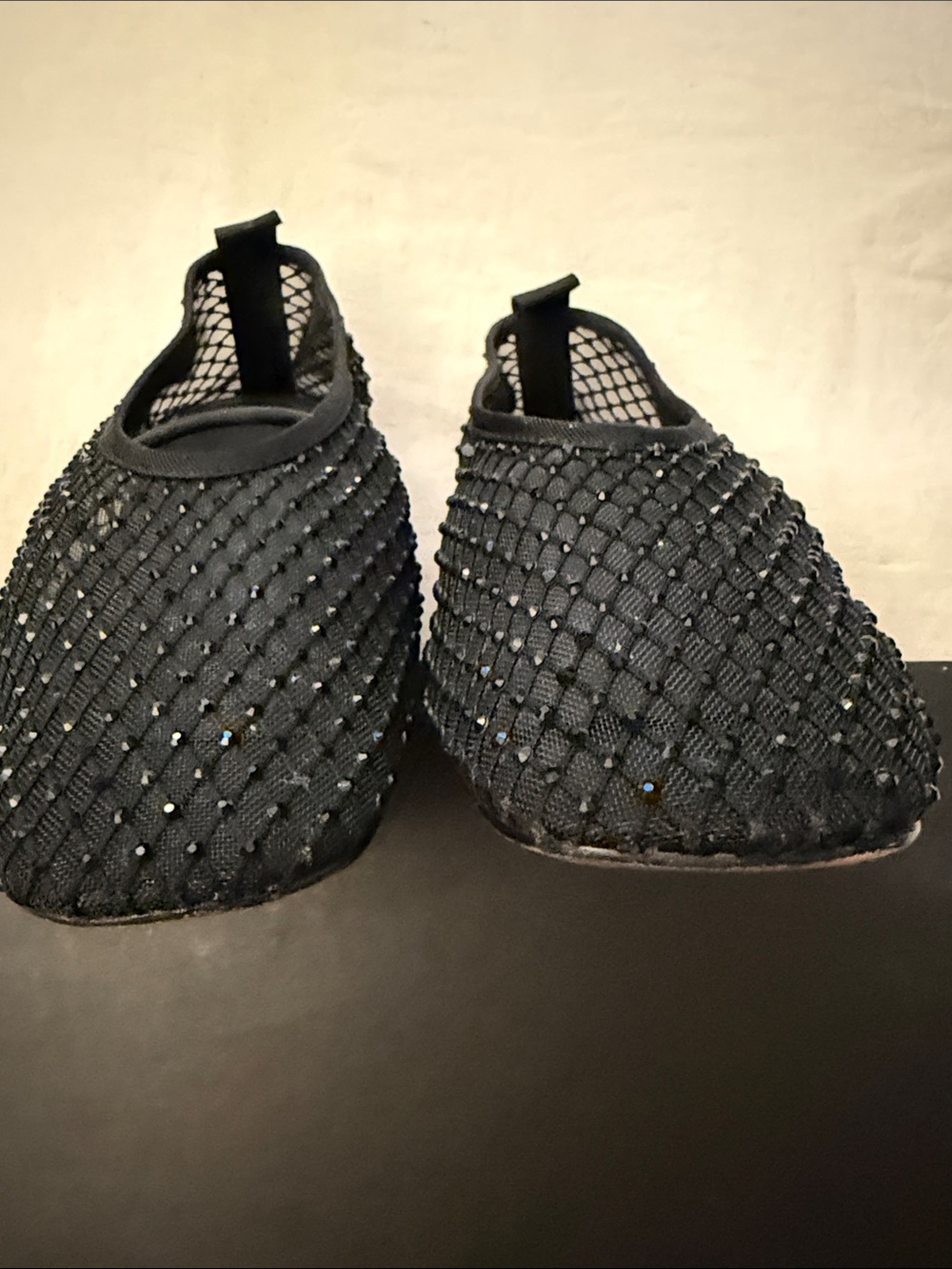 J. Crew Black Mesh Beaded Ballet Flats - Picture 6 of 9